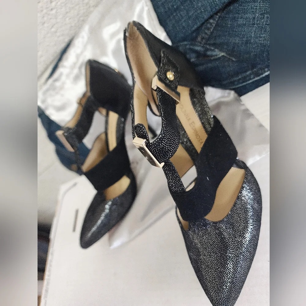 Beautiful CAROLINNA ESPINOSA HEELS SZ 7.5 M - Picture 2 of 15